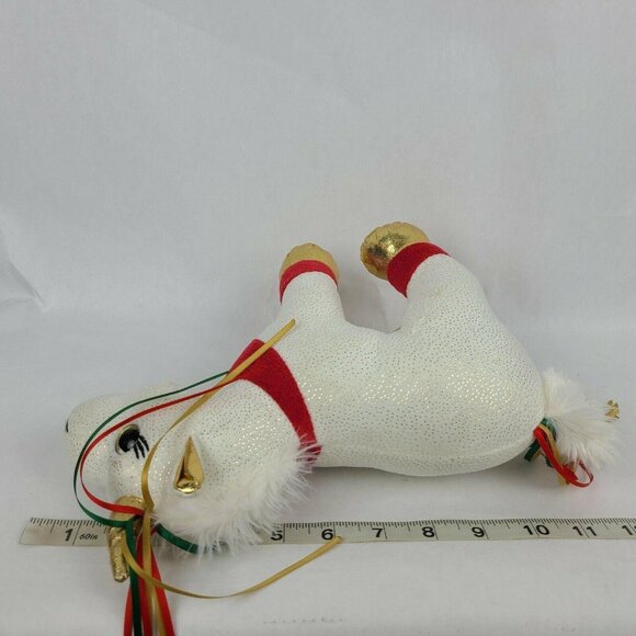 Ganz Astra Unicorn 11 inch Plush Gold Sparkle Ribbons Stuffed Animal Toy HX11609 - Picture 10 of 10
